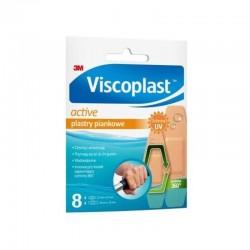VISCOPLAST ACTIVE Plastry piankowe, 8 sztuk