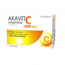 Akavit Witamina C 1000 mg, 60 kapsułek