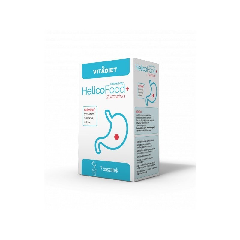 HelicoFood + Żurawina, 7 saszetek 