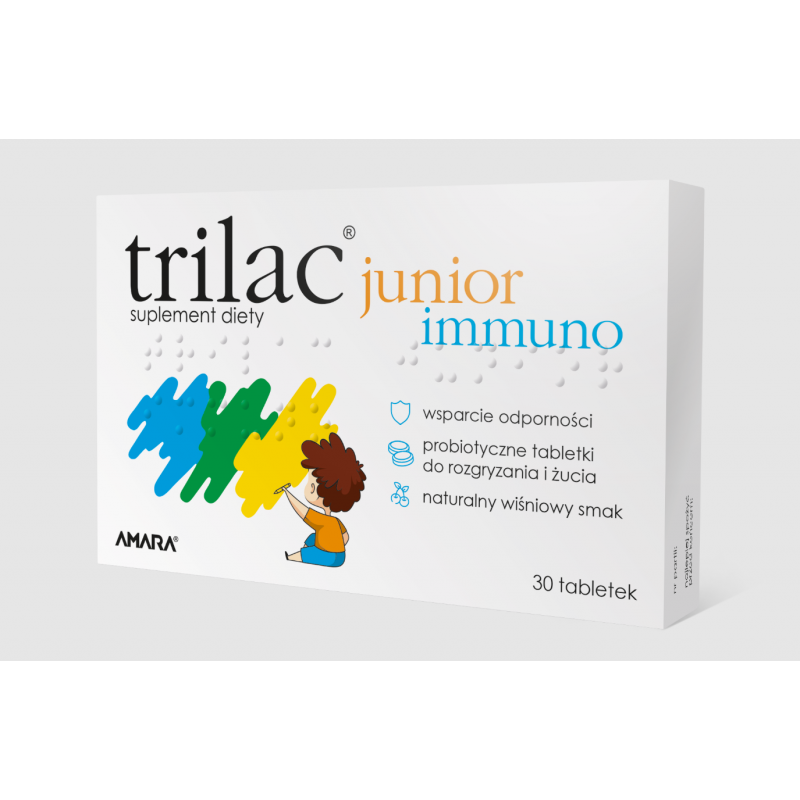 Trilac Junior Immuno | Suplement diety | 30 tabletek 