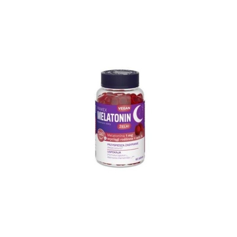 Pamex Melatonin, Żelki,  60 sztuk 