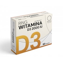 RING  WITAMINA D3 2000 IU, 60 kapsułek