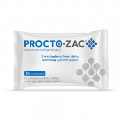 Procto-Zac Chusteczki pielęgnacyjne, 1 opakowanie  30 sztuk.