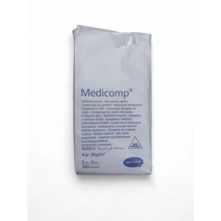 Kompres Medicomp niejałowy 5cm x 5cm, 100 sztuk