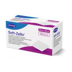 Hartmann | Soft-Zellin | Waciki nasączone alkoholem | 60mm x 30 mm