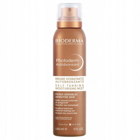 Bioderma Photoderm Autobronzant Samoopalająca mgiełka o działaniu nawilżającym, 150 ml