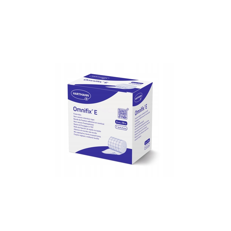 Omnifix E, przylepiec do mocowania opatrunków, 5 cm x 10 m, 1 sztuka 