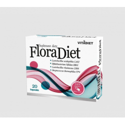 FloraDiet | Suplement diety | 20 kapsułek