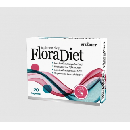 FloraDiet | Suplement diety | 20 kapsułek