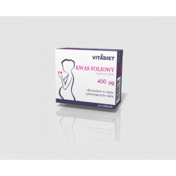 VITADIET | Kwas foliowy 0,4 mg | 90 tabletek
