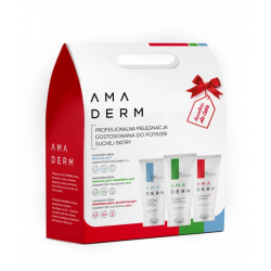 AMADERM | Zestaw do pielęgnacji skóry suchej | 3 x 50ml
