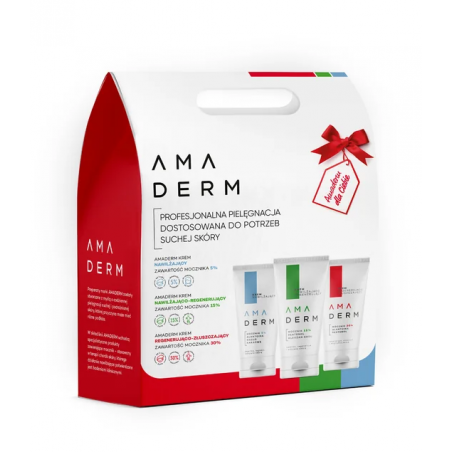 AMADERM | Zestaw do pielęgnacji skóry suchej | 3 x 50ml