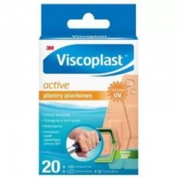 VISCOPLAST ACTIVE | Plastry piankowe | 20 sztuk