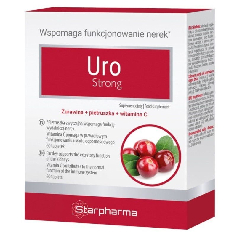 Uro Strong | 60 tabletek | Suplement diety 