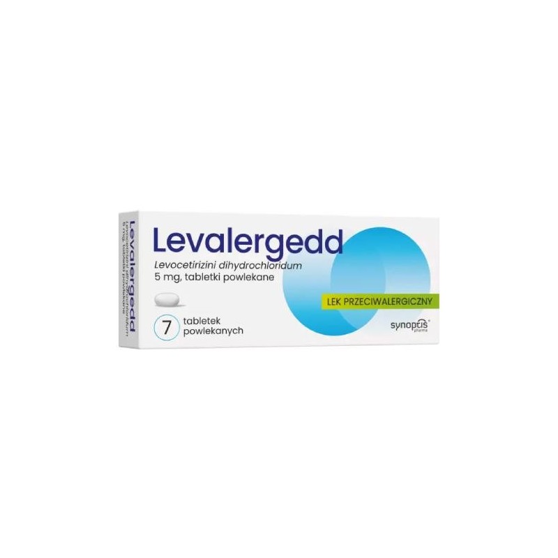 LEVALERGEDD | 5 mg | 7 tabletek powlekanych 