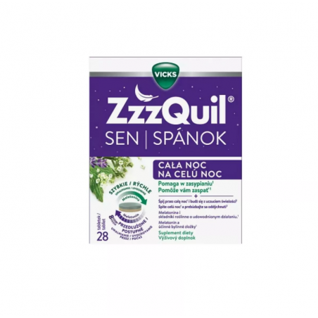 ZzzQuil | Sen Cała Noc | 28 tabletek