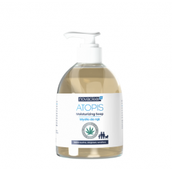 NOVACLEAR ATOPIS | Mydło do rąk z organicznym olejem konopnym | 300ml