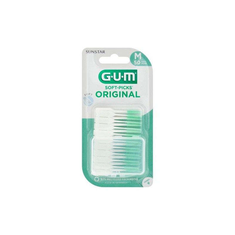 GUM SOFT-PICKS ORIGINAL rednie | 50 wyka³aczek 