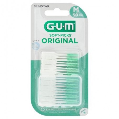 GUM SOFT-PICKS ORIGINAL rednie | 50 wyka³aczek