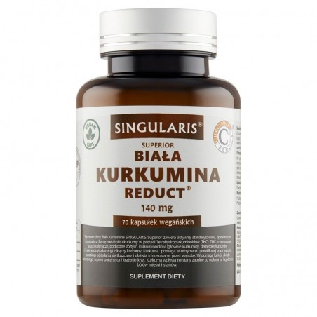 Singularis Superior | Biała Kurkumina Reduct ? | 70 kapsułek wegańskich