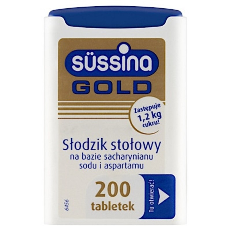 Langsteiner | Sussina Gold | Słodzik stołowy z dozownikiem| 650 tabletek 