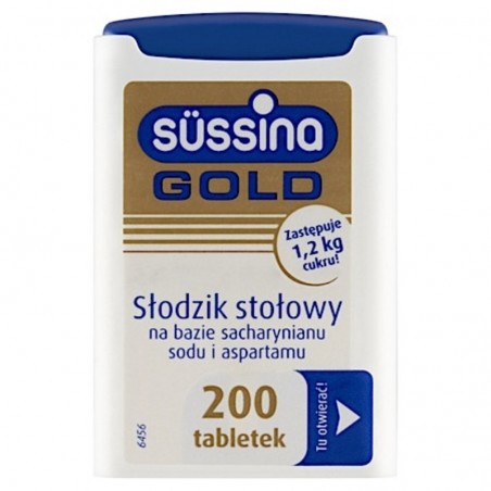  Langsteiner | Sussina Gold | Słodzik stołowy z dozownikiem| 650 tabletek 