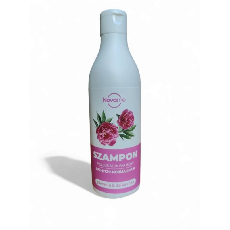 Novame | Szampon | Piwonia i dzika róża | 300ml 