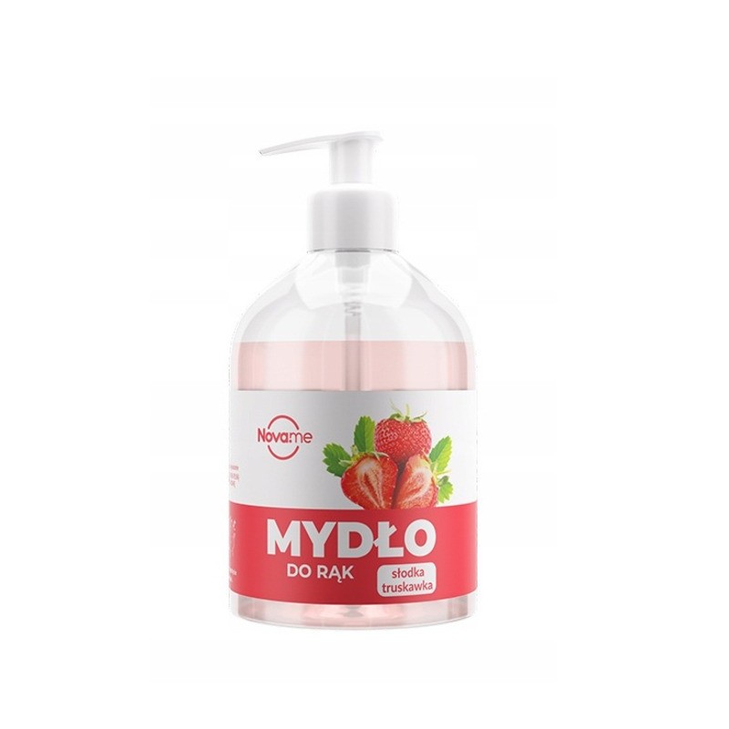 NOVAME | Mydło do rąk | Słodka truskawka | 500ml 