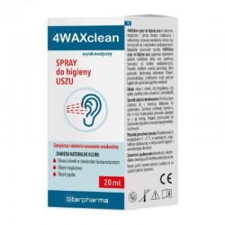 4WAXclean Spray do higieny uszu | 20 ml