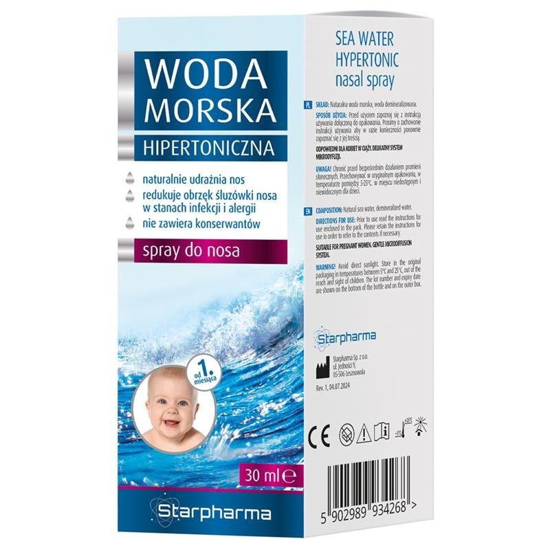 Woda morska hipertoniczna | 30ml 