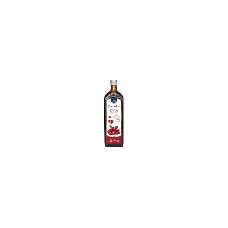 Żurawina 100% sok z owoców żurawiny, 980 ml 