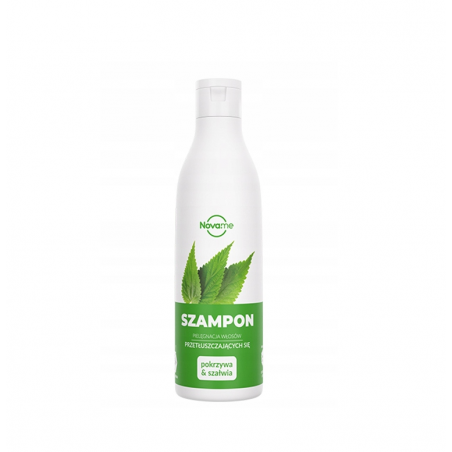 NOVAME | Szampon | Pokrzywa i Szałwia | 300ml