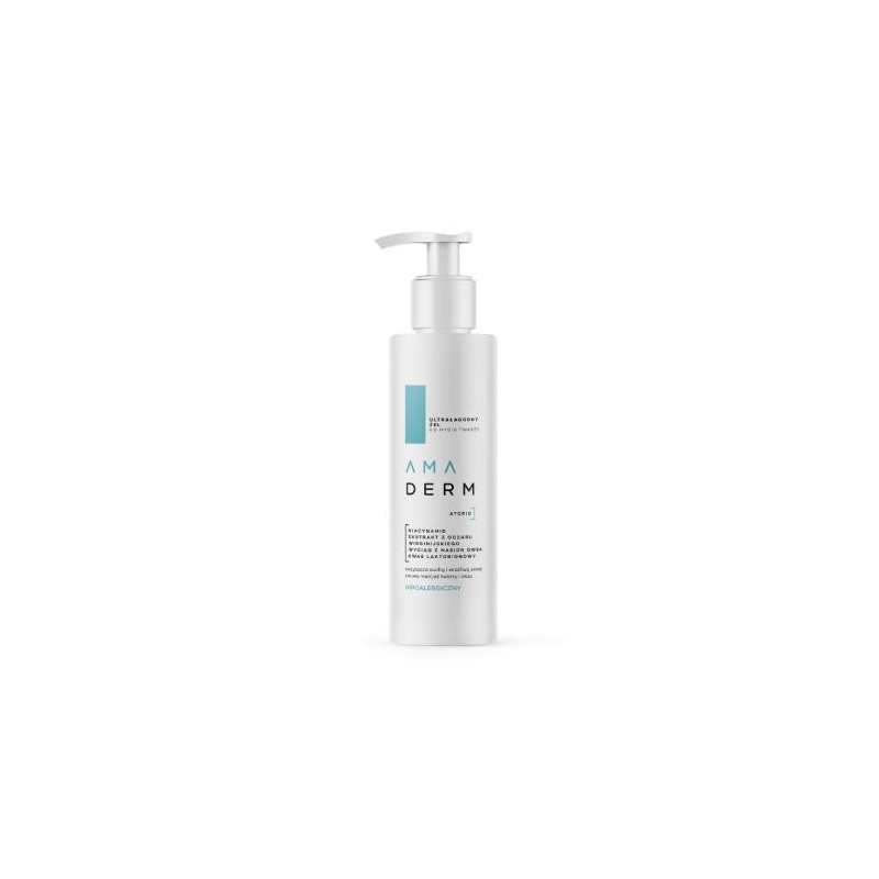 AMADERM | Atopic Ultrałagodny żel do mycia twarzy | 200ml 