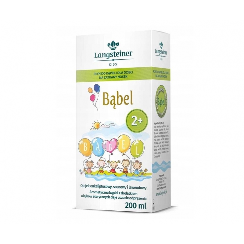Bąbel | Płyn do kąpieli na zatkany nosek dla dzieci | 200 ml 