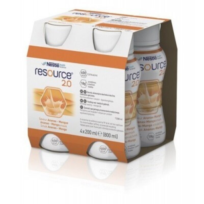 Resource Protein | Preparat odżywczy smak morelowy | 4x200 ml 