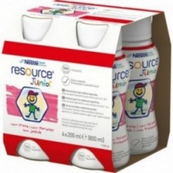 Resource Junior | Smak truskawkowy | 4 x 200 ml
