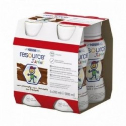 Resource Junior | Płyn smak czekoladowy | 4x200ml