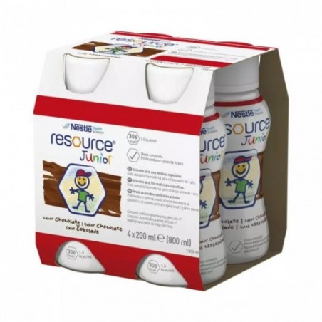  Resource Junior | Płyn smak czekoladowy | 4x200ml 