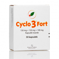 Cyclo 3 fort 150 mg + 150 mg + 100 mg, 30 kapsułek