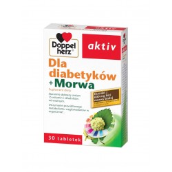 Doppelherz aktiv Dla diabetyków + morwa, 30 tabletek