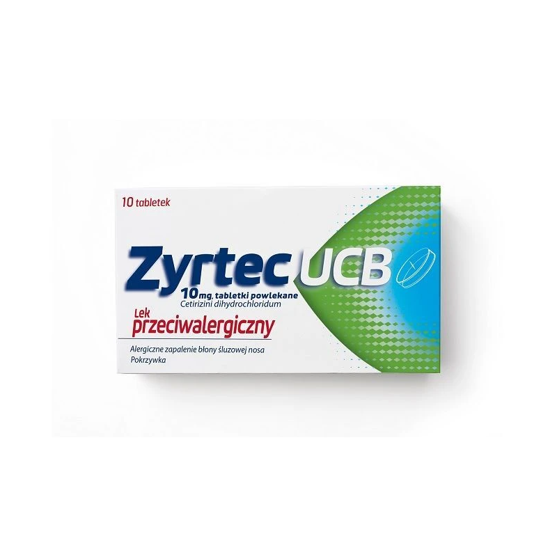 Zyrtec UCB, 10 tabletek 
