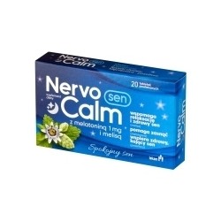 NervoCalm Sen z melatoniną i melisą 20 tabletek