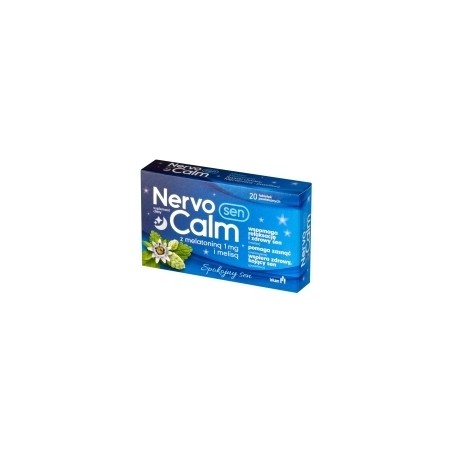 NervoCalm Sen z melatoniną i melisą 20 tabletek