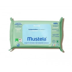 Mustela | Kompostowalne chusteczki oczyszczające