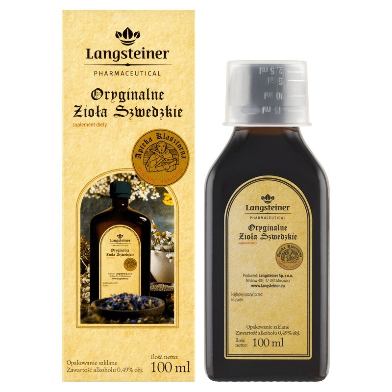 Langsteiner | Oryginalne Zioła Szwedzkie | 100 ml 