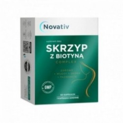 Novativ | Skrzyp z biotyną Complex | Suplement diety | 60 kapsułek