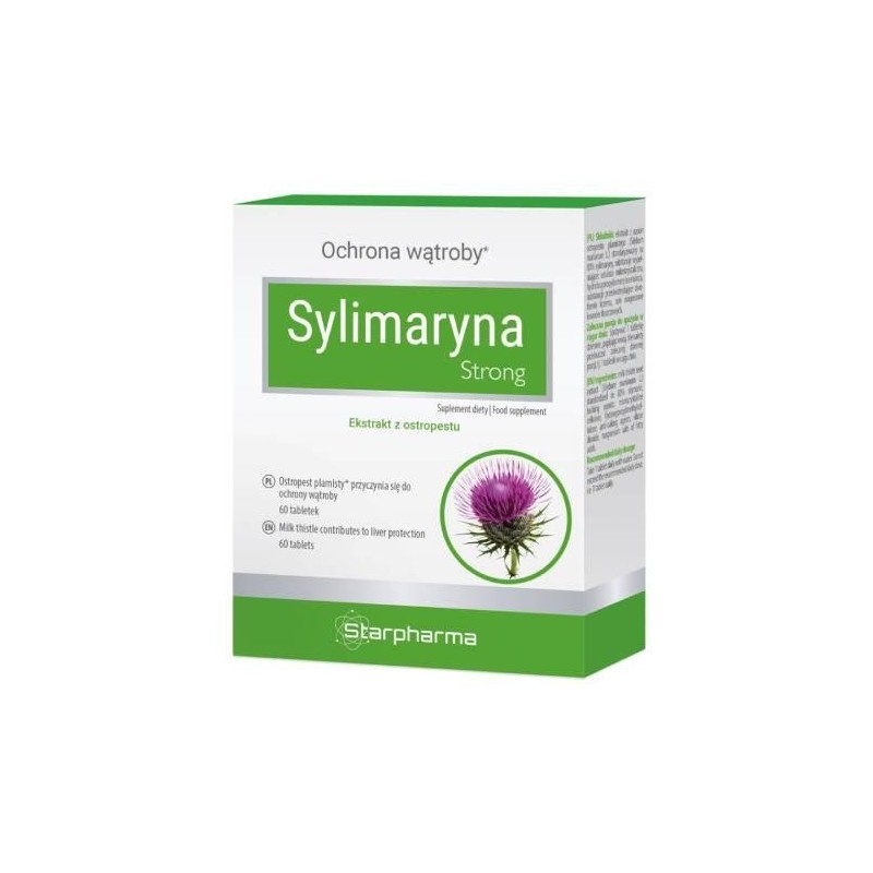 Sylimaryna Strong | Suplement diety | 60 tabletek 