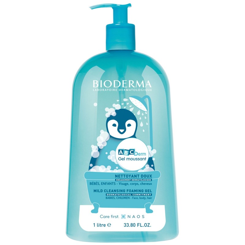 Bioderma | ABCDerm Gel Moussant | Żel myjący |1 L 