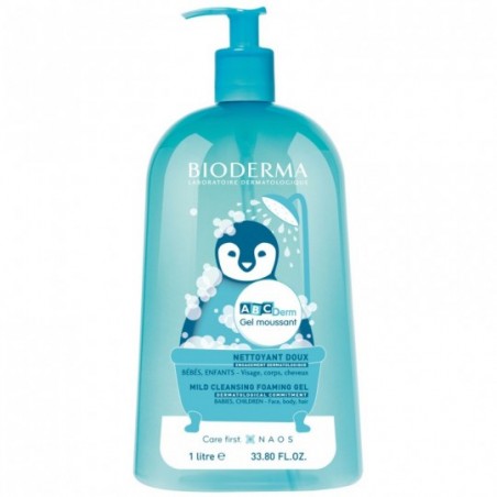 Bioderma | ABCDerm Gel Moussant | Żel myjący |1 L
