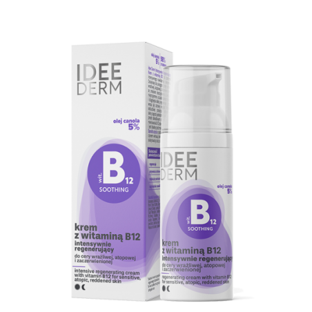 Idee Derm | Krem intensywnie regenerujący z witaminą B12 | 50 ml